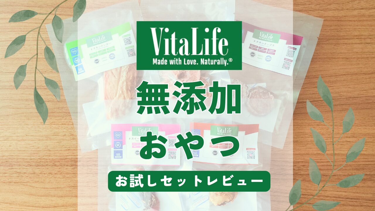 完全無添加の犬用おやつVitaLifeお試しトライアルセットレビュー