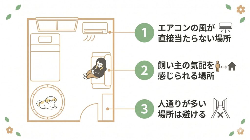 ハウスの置き場所とサイズで気をつけたいこと