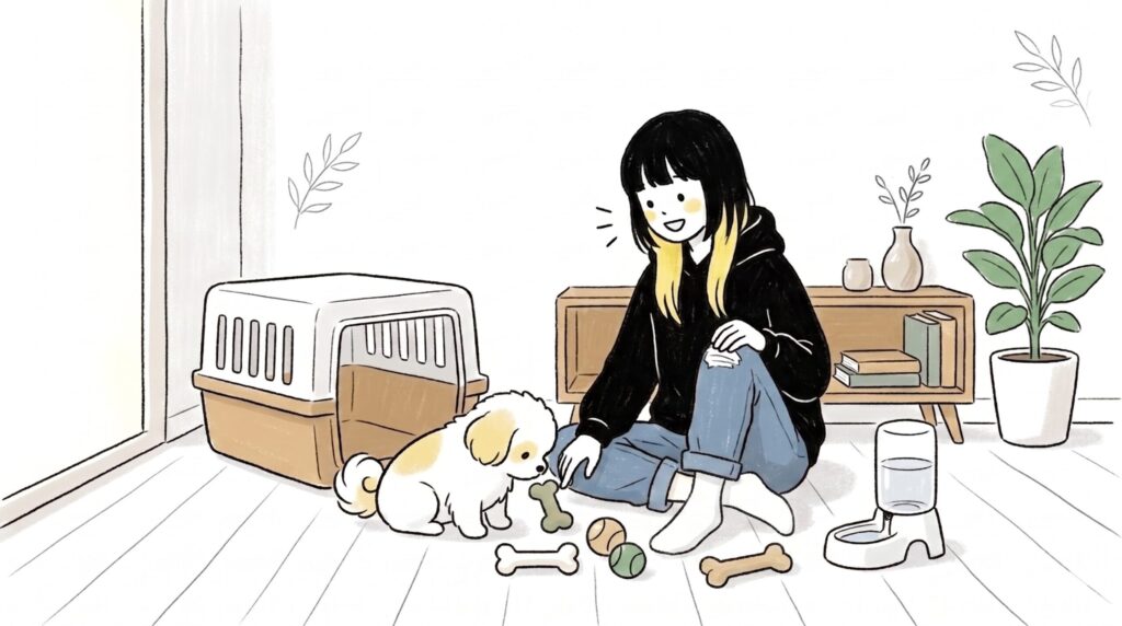 一人暮らしでもできる犬の留守番対策と便利グッズ